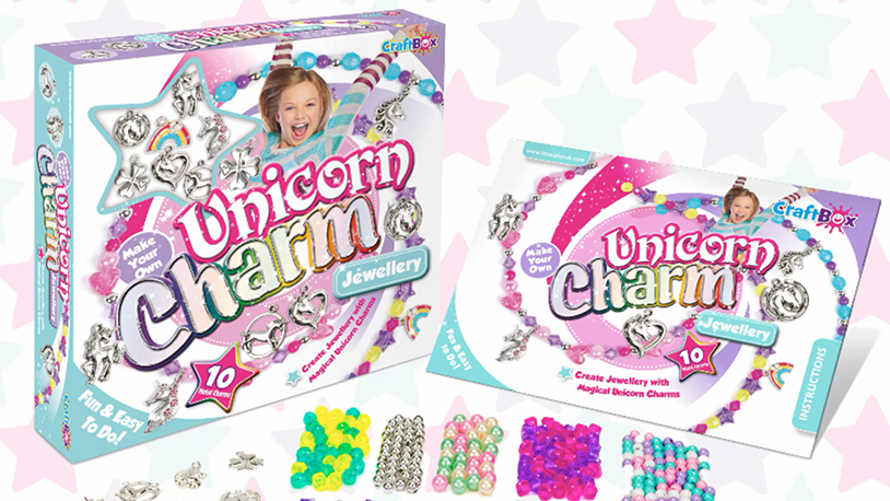 Unicorn Charm Jewellery - Create beautiful bracelets and necklaces and with magical unicorn charms!