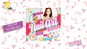 The NEW Nail Art Deluxe kit from FabLab! Create salon style, gorgeous nail designs!