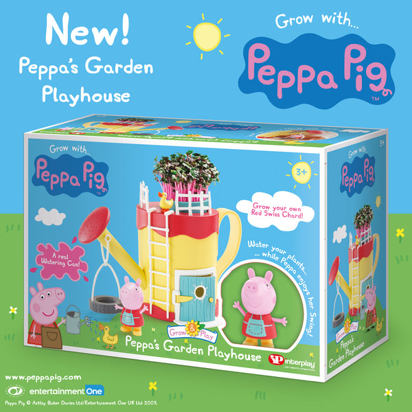 New Peppa Pig's Garden Playhouse and Grandpa Pig's Greenhouse!