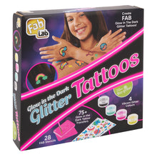 Glow In The Dark Glitter Tattoos