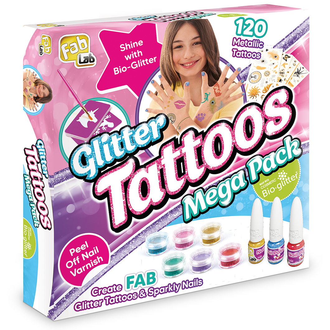 Glitter Tattoos Mega Pack